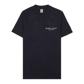 [라벨루쏘] [스포티앤리치] 공용 로고 코튼 반팔 티셔츠 MADE IN CALIFORNIA T SHIRT BLACK WHITE