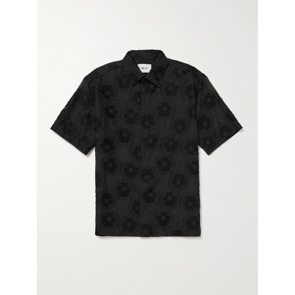 NN.07 플로럴 자수 코튼 블렌드 셔츠 46376663163008077