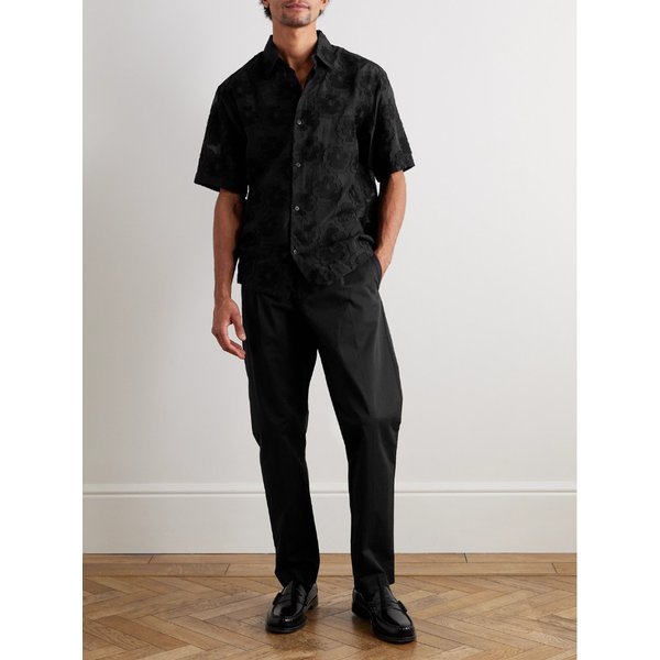 NN.07 플로럴 자수 코튼 블렌드 셔츠 46376663163008077