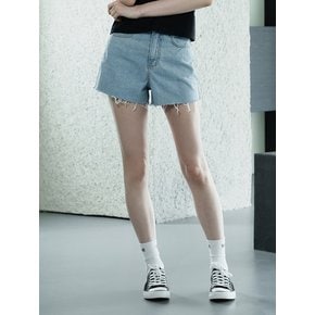 W1040 DAMAGE DENIM SHORT PANTS_LIGHT BLUE