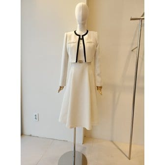 JJ지고트 [여주점] 복사_[JJ 지고트] 여성  배색 플레어 원피스 재킷 셋트 GR2A0OP221