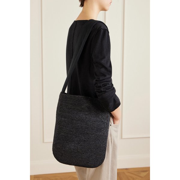 로리 캔버스 트리밍 라피아 토트백 46376663163001973