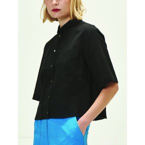 pleats short shirt(bk)