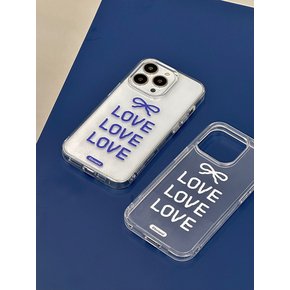 Love Love Love case  (Jelly/Jell-hard case)