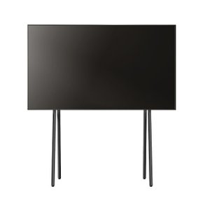 EdgeP Arte 블랙 TV 스탠드 삼성 LG 중소기업 호환 대형 이동식 이젤형 티비 거치대