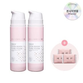 여성청결제 데일리 에코아워시 퓨어폼150g x2 + 중형4p x3