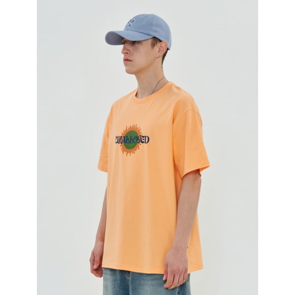 SUN LOGO T SHIRT / PEACH