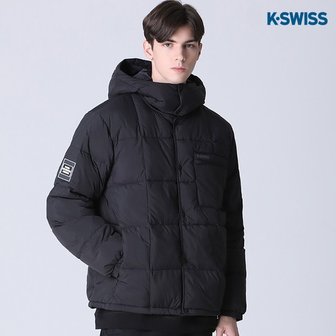 케이스위스 K-SWISS] 알버트 덕다운 버튼 미드 경량 패딩 점퍼