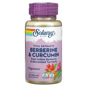  솔라레이 베르베린 커쿠민 Berberine Curcumin 60 베지캡슐