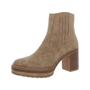 스티브매든 4230932 Steve Madden Sarcastic Womens Faux Leather Platform Ankle Boots