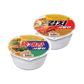 육개장 사발면 6개입 + 김치사발면 6개입