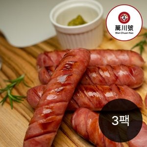  만천호萬川號 대만오리지널소시지 샹창 점보형3팩/2100g+아쌈밀크티(증정)