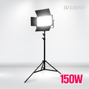 iU-150B 150W LED 스튜디오 사진 방송 촬영 조명 원스탠드 세트