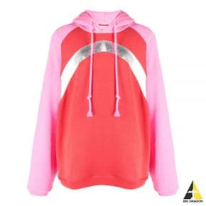 Rainbow Hoodie Knit - Pink (ERL07T033) (레인보우 후드 티셔츠)