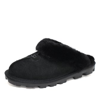 UGG 어그 UGG 코케트 털슬리퍼 양털 스웨이드 방한 털신 블랙 5125-BLK