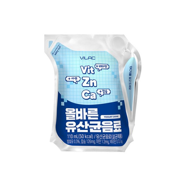 올바른 유산균음료 110ml 36입