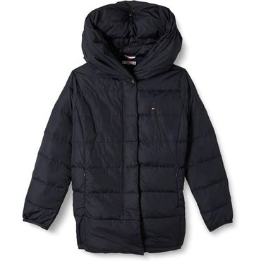  영국 타미힐피거 패딩 Tommy Hilfiger Women`s Modern Wrap Hooded Down Jacket Padded Coats De