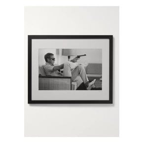 Framed 1963 Steve McQueen Print, 20 x 16