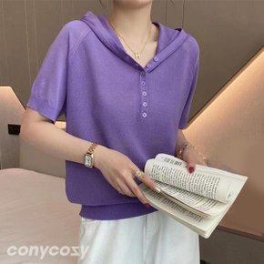 오넌 반팔후드니트_P342119653