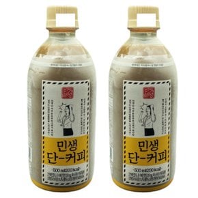 단커피 대용량 페트음료 500ml x 6개