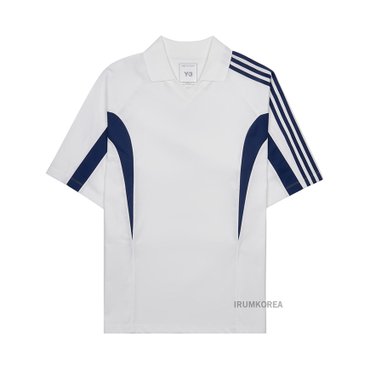 Y-3 SS25 남성 아슬레틱 폴로 티셔츠 JM3222 CWHITE