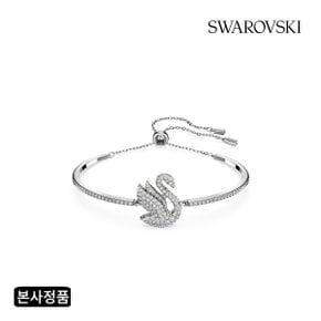 [본사정품/쇼핑백증정] Iconic Swan 로듐 뱅글 팔찌 S 5649772