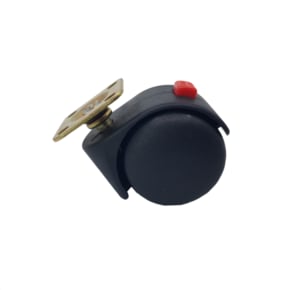 의자바퀴 평(정사각)형(스톱퍼) 바퀴50mm 홀간26x26mm