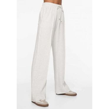 이스퀘어 4954360 OYSHO SOFT TOUCH RELAXED STRAIGHT-LEG - Tracksuit bottoms mottled light grey