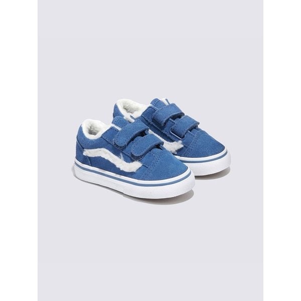 [반스 공식] 토들러 셰르파 Old Skool 올드스쿨 벨크로 / VN000CPZBLU1