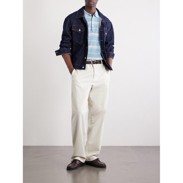 빔스 스트라이프 코튼 폴로 셔츠 46376663162982531