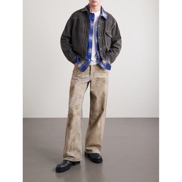 크롭 코튼 블렌드 트윌 재킷 46376663162925238