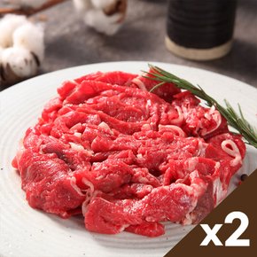 푸짐한 국내산 소고기 1등급 소불고기 300gx2팩 총600g
