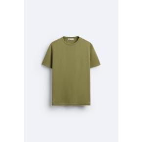 베이직 슬림핏 티셔츠 5584/361 KHAKI