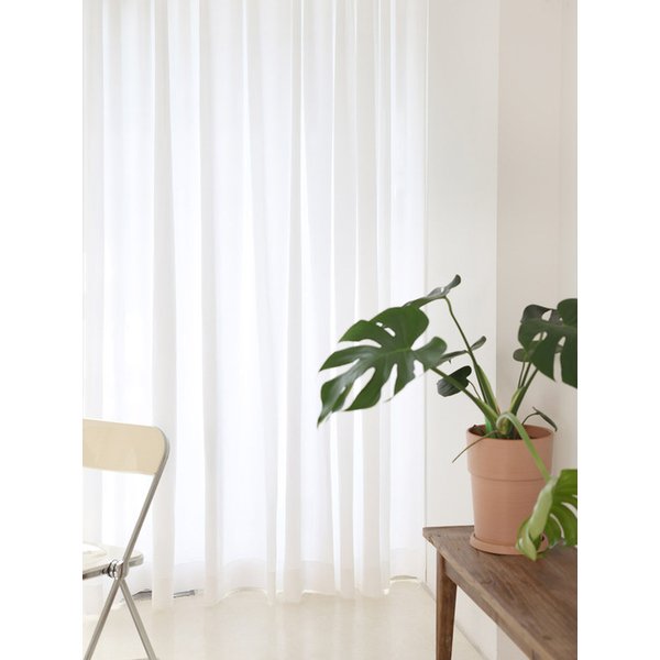 밀키한 도톰 쉬폰 맞춤커튼 3type