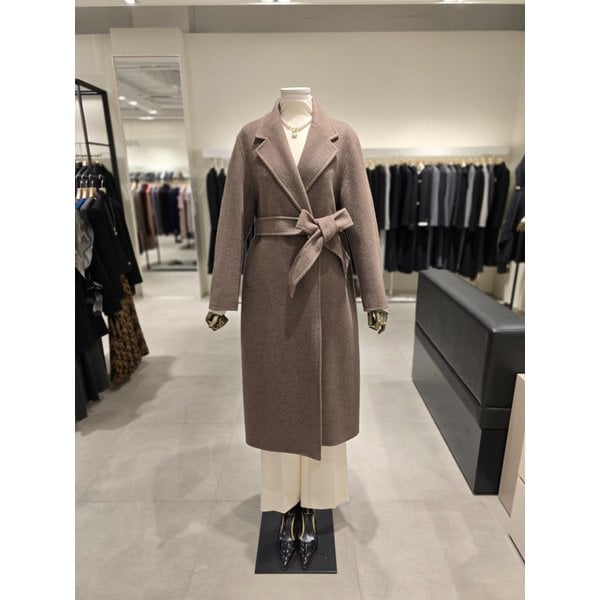 [파주점] 울 캐시미어 벨티드 롱 코트 JRBA0CTC73