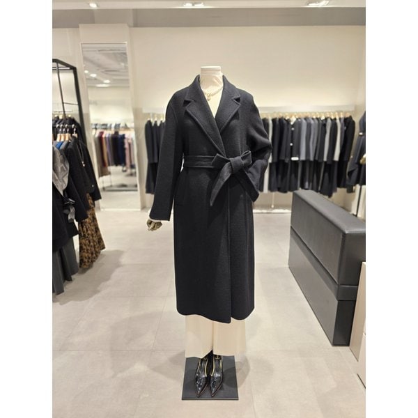 [파주점] 울 캐시미어 벨티드 롱 코트 JRBA0CTC73