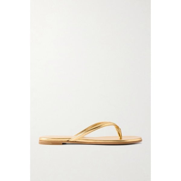 칼립소 메탈릭 가죽 샌들 46376663163042204