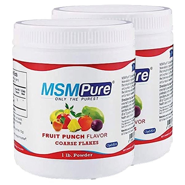 칼라헬스 엠에스엠 퓨어 코스 플레이크 과일향 1lb x2 Kala Health MSMPure