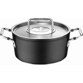 영국 휘슬러 냄비 Fissler luno Stew Pot 18 cm 스테인리스 스틸 블랙 14 x 11Inch 1727166