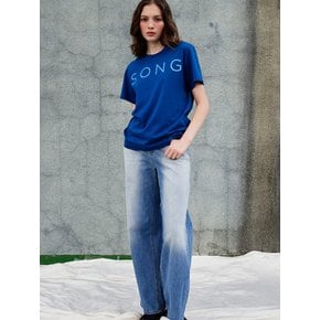 Love Song Half_Sleeve T-shirt_Blue