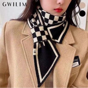 콤비체크 니트양면 머플러 GAWAC013P_P336017900