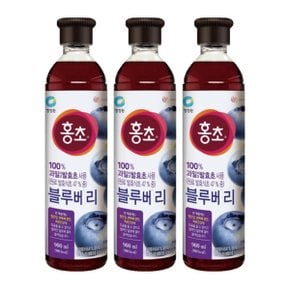 청정원 마시는 홍초 블루베리 900ml X 3개