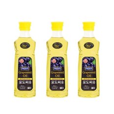 오뚜기 프레스코 포도씨유 900ml 3개