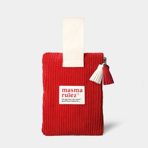 마스마룰즈 Strap pouch _ 코듀로이 Red