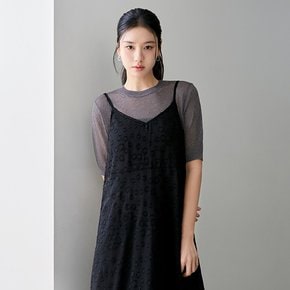 셀렙샵 에디션 25SS 쉬폰 시스루 랩원피스