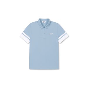 왁 (왁골프)Men PLAYERS EDITION Color Block SS Polo_WMTCM24301SBX