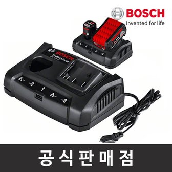 보쉬 GAX 18V-30 듀얼충전기 10.8V/14.4V/18V용