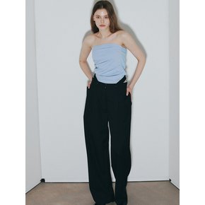 TWO-WAY WIDE PANTS(BLACK)