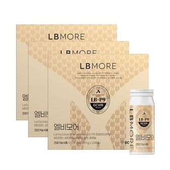 녹십자웰빙 모발유산균 엘비모어 LB-P9 3박스(12주분)