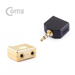 (G0170) Coms 스테레오 젠더 Y형 3.5 ST(M)/3.5 ST(F) x 2/색상랜덤